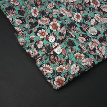 Cămașă Score - Super-Slim - Forme florale - Multicolor - M9