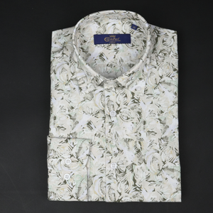 Cămașă Confex din in - BRACCIANO - Model floral - M1