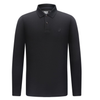 Tricou cu mânecă lungă pentru bărbați - Ares - Urban POLO - Negru