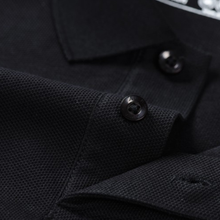 Tricou cu mânecă lungă pentru bărbați - Ares - Urban POLO - Negru