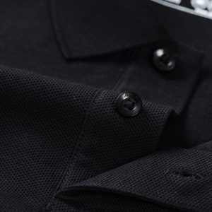 Tricou cu mânecă lungă pentru bărbați - Ares - Urban POLO - Negru