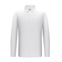 Tricou cu mânecă lungă pentru bărbați - Ares - Urban POLO - Alb