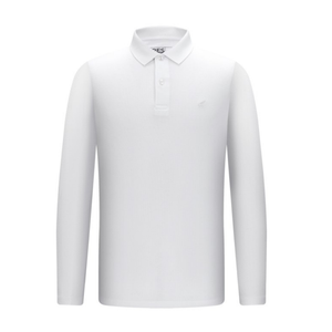 Tricou cu mânecă lungă pentru bărbați - Ares - Urban POLO - Alb