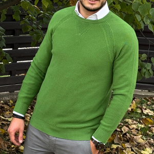 Pulover pentru bărbați - Alpin - Verde crud