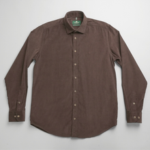 Cămașă din raiat fin - ZENMAN RoyalTOUCH™ - Corduroy EDITION - Maro Trufă