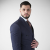 Costum bărbătesc - Sartoria - Napoli DB6 - Bleumarin