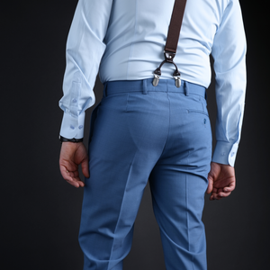 Pantaloni eleganți Confex - Vintage blue