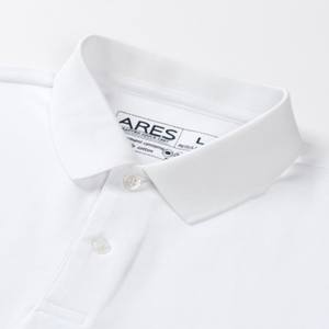 Tricou cu mânecă lungă pentru bărbați - Ares - Urban POLO - Alb
