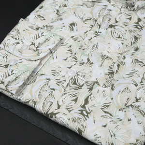 Cămașă Confex din in - BRACCIANO - Model floral - M1