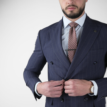 Costum bărbătesc - Sartoria - Napoli DB6 - Bleumarin