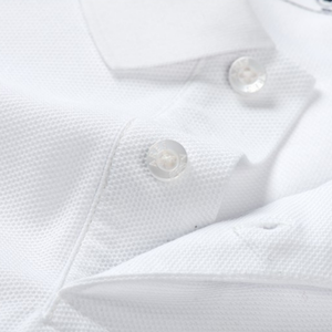 Tricou cu mânecă lungă pentru bărbați - Ares - Urban POLO - Alb