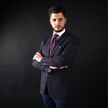 Sacou bărbați Confex - Royal - Mov Karo