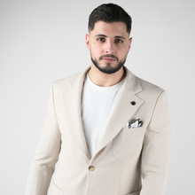 Sacou texturat C. Baybars - AeroGOFRÉ™ - Bej