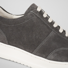 Pantofi bărbătești din piele - Urban FLEX - Gri Velur