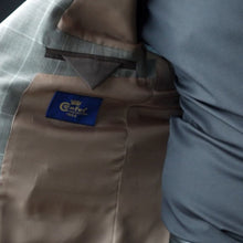 Sacou bărbați Confex - Slim Fit - Bej în carouri