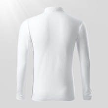 Tricou Polo mânecă lungă pentru bărbați - MALFINI - Alb