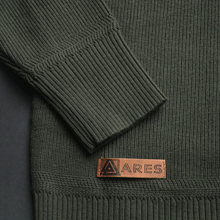 Pulover cu fermoar Ares - ATLAS - Gri cu verde și kaki