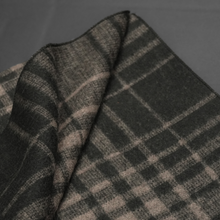 Eșarfă elegantă - Infinity - Maro cu negru