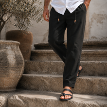 Pantaloni pentru bărbați - Luppo - POSITANO - Negru Profund