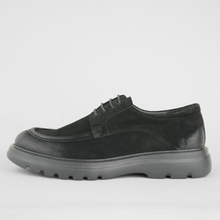 Pantofi bărbătești din piele - ZENMAN UltraLIGHT - Negru Velur