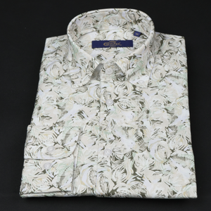 Cămașă Confex din in - BRACCIANO - Model floral - M1