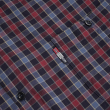 Cămașă pentru bărbați - Lazio - Bleumarin cu bleu și roșu