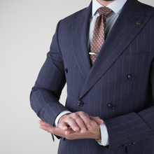 Costum bărbătesc - Sartoria - Napoli DB6 - Bleumarin