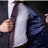 Sacou bărbați Confex - Royal - Mov Karo