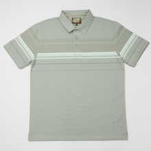 Tricou Polo pentru bărbați - ARES - BALI - Taupe cu alb