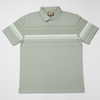 Tricou Polo pentru bărbați - ARES - BALI - Taupe cu alb