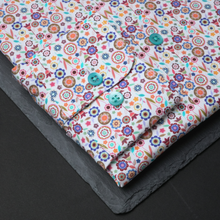 Cămașă Confex - Forme florale - Multicolor - M18