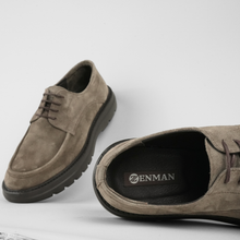 Pantofi bărbătești din piele - ZENMAN UltraLIGHT - Taupe