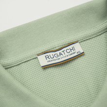 Tricou pentru bărbați - RUGATCHI - Waffle+ - Verde salvie