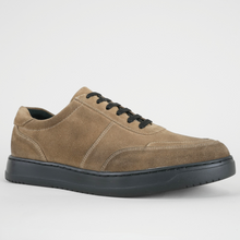 Pantofi bărbătești din piele - Urban FLEX - Bej Velur