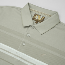Tricou Polo pentru bărbați - ARES - BALI - Taupe cu alb