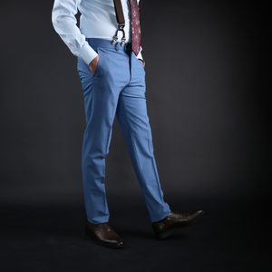 Pantaloni eleganți Confex - Vintage blue
