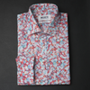 Cămașă Score - Super-Slim - Forme florale - Multicolor - M6