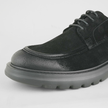 Pantofi bărbătești din piele - ZENMAN UltraLIGHT - Negru Velur