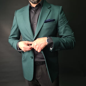 Sacou bărbați - Confex - Slim-Fit - Verde crud