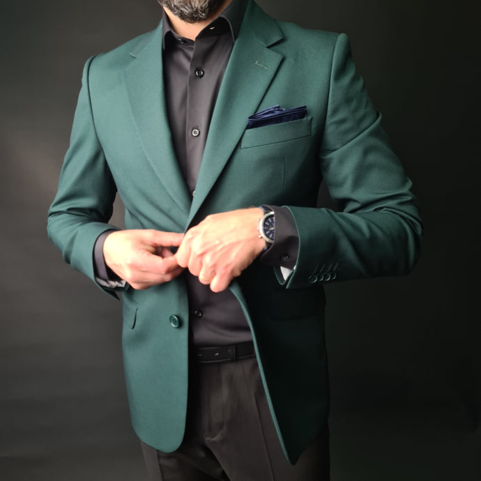 Sacou bărbați - Confex - Slim-Fit - Verde crud