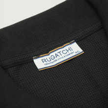 Tricou pentru bărbați - RUGATCHI - Waffle+ - Negru