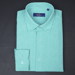Cămașă Confex din in - Premium DeLuxe - Verde menta