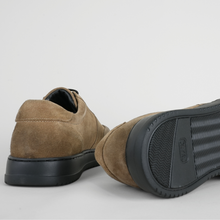 Pantofi bărbătești din piele - Urban FLEX - Bej Velur