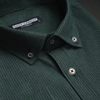 Cămașă groasă pentru bărbați - Deceneu - Verde cu bleumarin