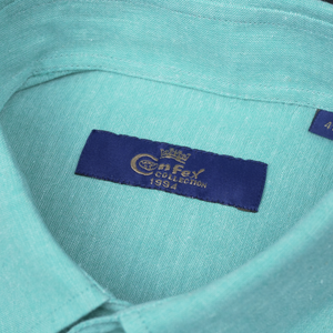 Cămașă Confex din in - Premium DeLuxe - Verde menta