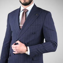 Costum bărbătesc - Sartoria - Napoli DB6 - Bleumarin