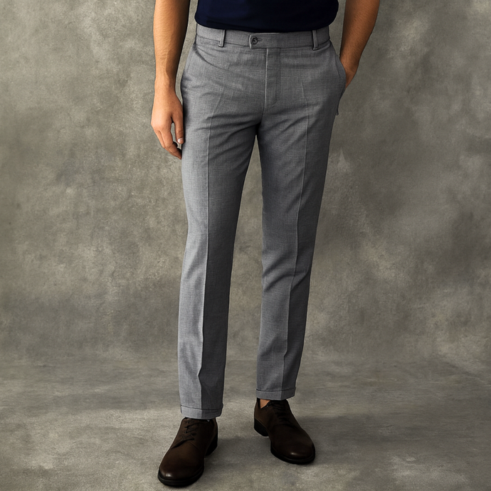 Pantaloni eleganți Confex - Royal Cut - Gri plumb