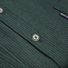 Cămașă groasă pentru bărbați - Deceneu - Verde cu bleumarin