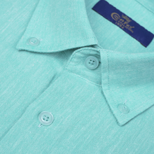 Cămașă Confex din in - Premium DeLuxe - Verde menta