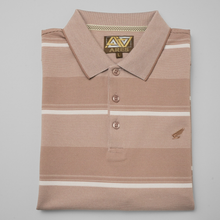 Tricou Polo pentru bărbați - ARES - TAHITI - Maro pal